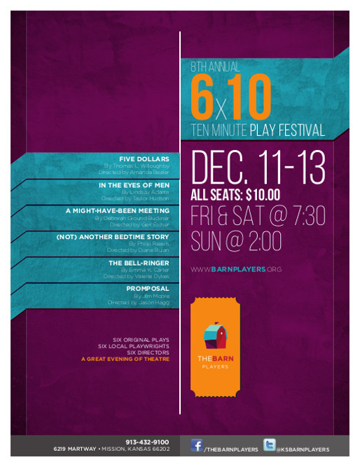 The 2015 6x10 Ten Minute Play Festival